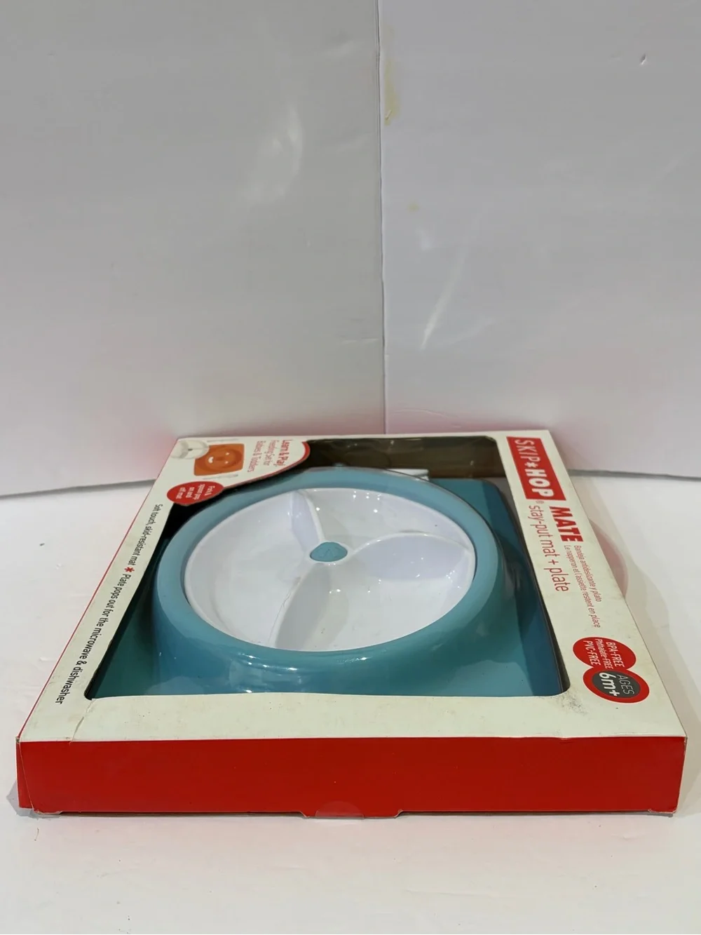 Skip Hop MATE Stay-Put Feeding Set with Utensils NRFB